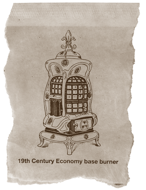 19th Century Economy Base Burner