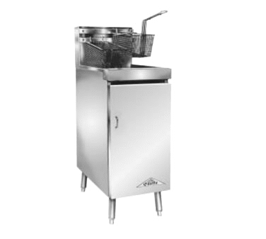 Comstock-Castle , 10HF, Fryer, Gas, Floor Model, Full Pot