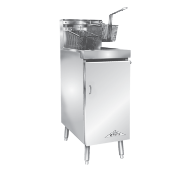 Comstock-Castle , 14HF, Fryer, Gas, Floor Model, Full Pot