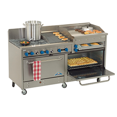 Comstock-Castle , 2F330-2.5RB-30B, Range, 72" Restaurant, Gas