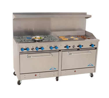Comstock-Castle , 2F330-36, Range, 72", 6 Burners, 36" Griddle