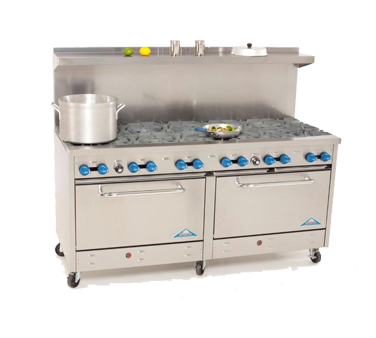Comstock-Castle , 2F330, Range, 72", 12 Open Burners