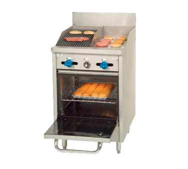 Comstock-Castle , F318-12-1RB, Range, 24", 12" Griddle, 12" Charbroiler