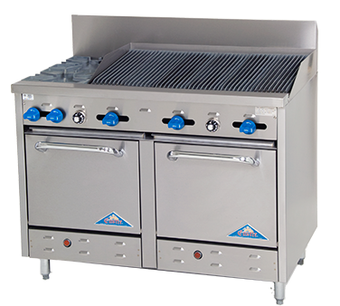 Comstock-Castle , F3218-3RB, Range, 48" Restaurant, Gas