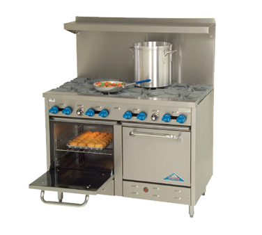 Comstock-Castle , F3218, Range, 48", 8 Open Burners