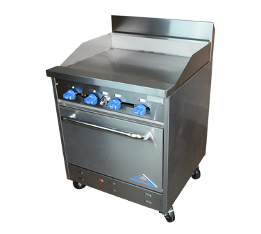 Comstock-Castle , F326-30, Range, 30" Restaurant, Gas