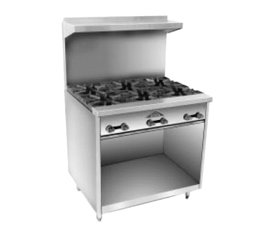 Comstock-Castle , F33, Range, 36" Restaurant, Gas