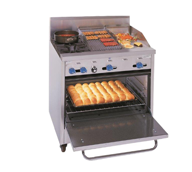 Comstock-Castle , F330-12-1RB, Range, 36" Restaurant, Gas