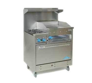 Comstock-Castle , F330-24B, Range, 36" Restaurant, Gas