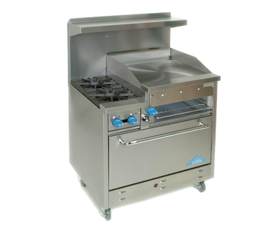 Comstock-Castle , F330-36B, Range, 36" Restaurant, Gas