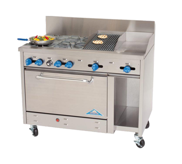 Comstock-Castle , F3430-12-2RB, Range, 48" Restaurant, Gas