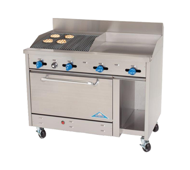 Comstock-Castle , F3430-18-2.5RB, Range, 48" Restaurant, Gas