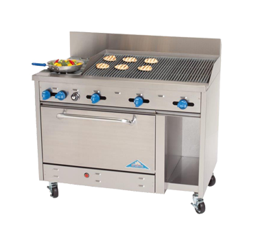 Comstock-Castle , F3430-3RB, Range, 48" Restaurant, Gas