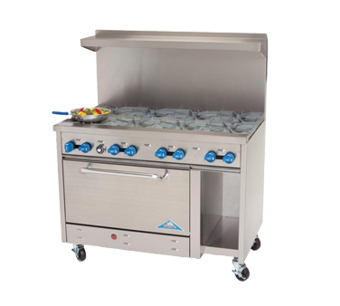 Comstock-Castle , F3430, Range, 48", 8 Open Burners