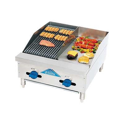 Comstock-Castle , FHP24-12-1RB, Griddle / Charbroiler, Gas, Countertop