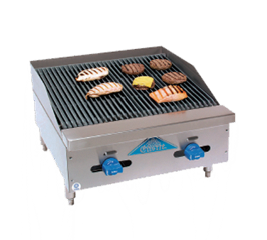 Comstock-Castle , FHP24-2RB, Charbroiler, Gas, Countertop