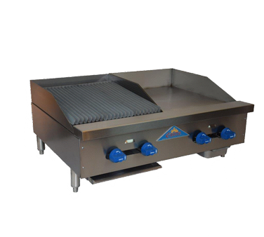 Comstock-Castle , FHP36-18-1.5LB, Griddle / Charbroiler, Gas, Countertop
