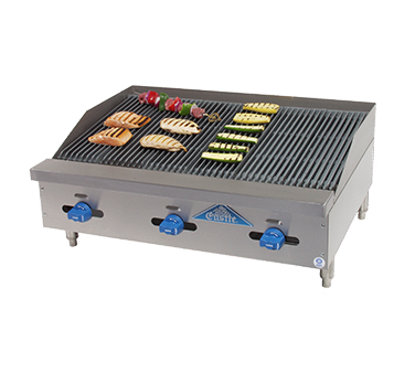 Comstock-Castle , FHP36-3LB, Charbroiler, Gas, Countertop