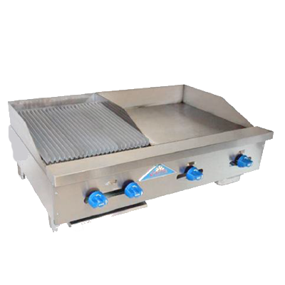 Comstock-Castle , FHP42-24-1.5LB, Griddle / Charbroiler, Gas, Countertop