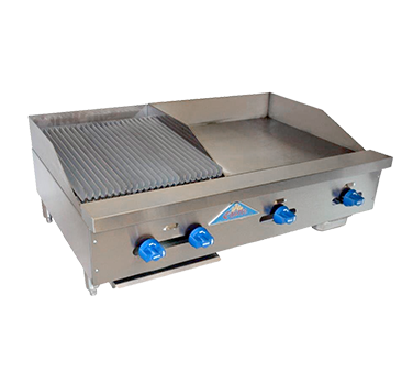 Comstock-Castle , FHP42-24T-1.5RB, Griddle / Charbroiler, Gas, Countertop
