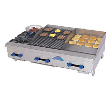 Comstock-Castle , FHP48-18-1.5LB, Griddle / Charbroiler, Gas, Countertop
