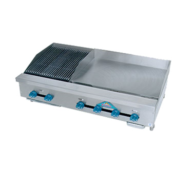 Comstock-Castle , FHP48-30T-1.5LB, Griddle / Charbroiler, Gas, Countertop