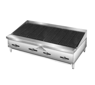 Comstock-Castle , FHP48-4RB, Charbroiler, Gas, Countertop