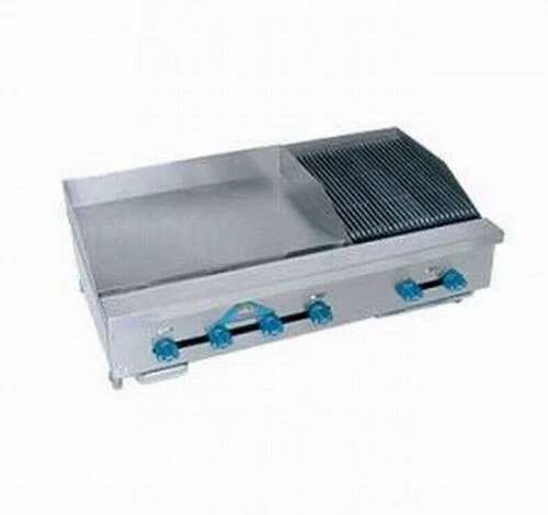 Comstock-Castle , FHP54-30T-2RB, Griddle / Charbroiler, Gas, Countertop