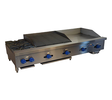 Comstock-Castle , FHP60-24-2LB, Griddle / Charbroiler, Gas, Countertop
