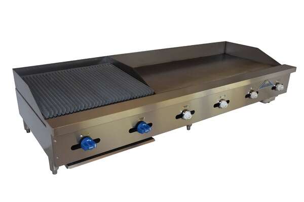 Comstock-Castle , FHP72-48-2RB, Griddle / Charbroiler, Gas, Countertop