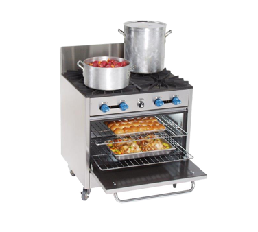 Comstock-Castle , FK430-18, Range, 36" Restaurant, Gas